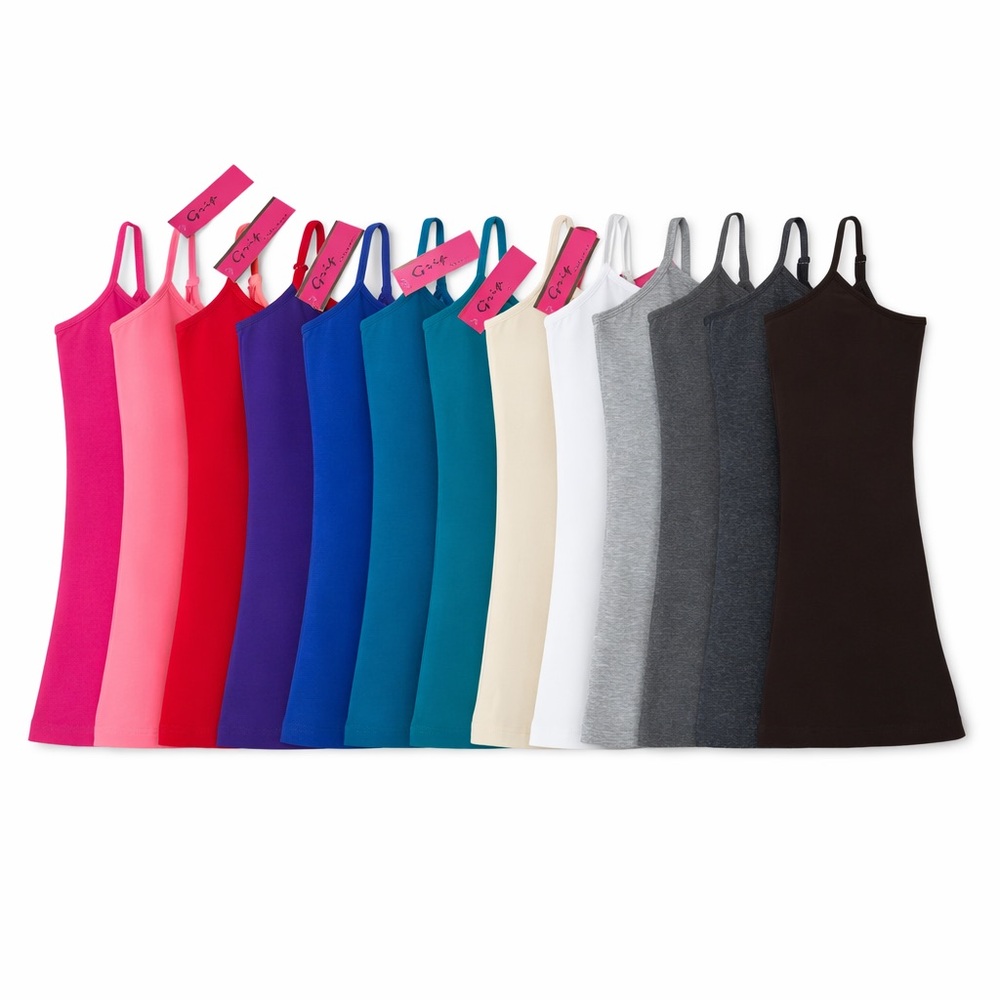 NWT Grip Active Girls 11-Piece Multicolor Camisole Bundle Girls M NEW